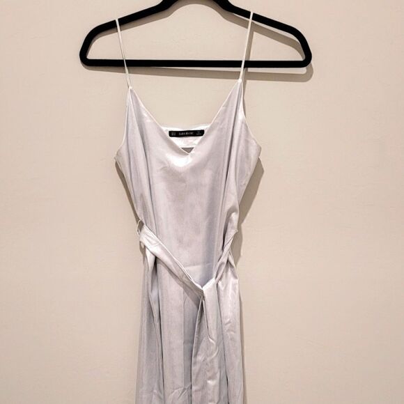 Zara Metallic slip dress size XS - Picture 5 of 16
